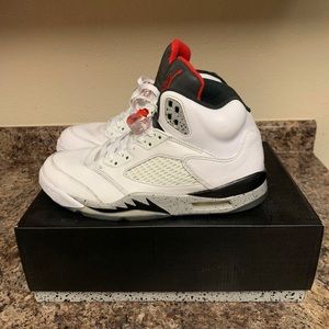 jordan 5 white cement size 8